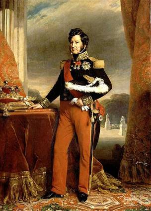 Louis Phillipe King of France 1839  	by Franz Xaver Winterhalter  1805-1873 	Musee national du Chateau de Versailles